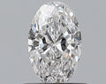 0.53CT OVAL SI2 D WH