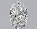 0.50CT OVAL SI2 D WH