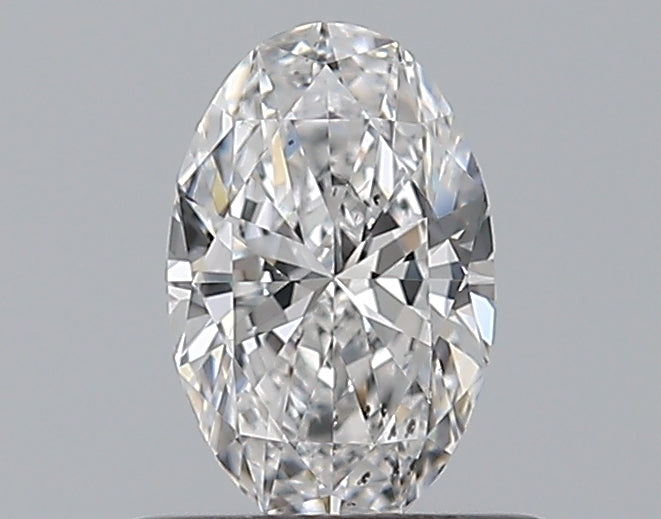 0.50CT OVAL SI2 D WH