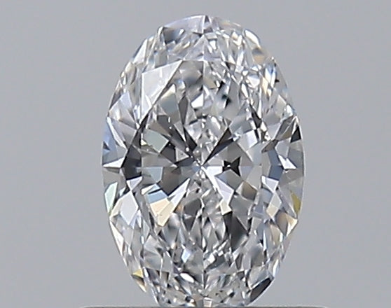 0.50CT OVAL SI1 D WH