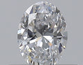0.30CT OVAL SI1 D WH