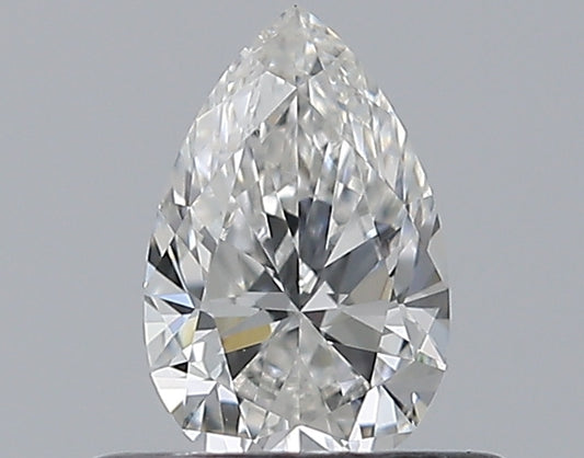 0.40CT PEAR SI1 F WH