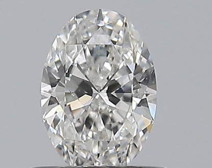 0.50CT OVAL SI2 F WH