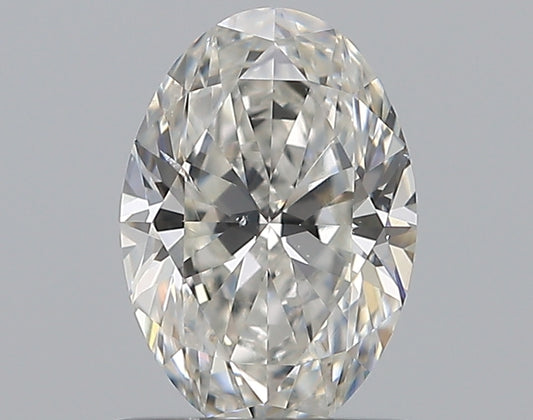0.70CT OVAL SI1 G WH