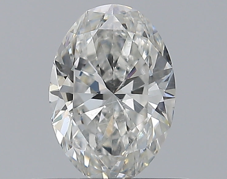 0.58CT OVAL SI2 G WH