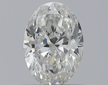 0.58CT OVAL SI2 G WH