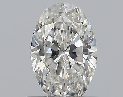 0.51CT OVAL SI2 G WH