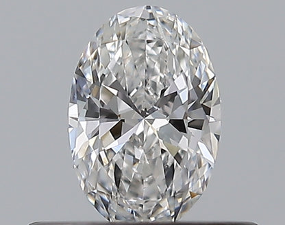 0.30CT OVAL SI1 D WH