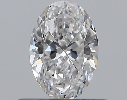 0.51CT OVAL SI1 D WH