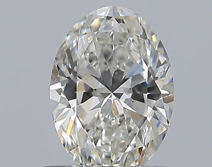 0.60CT OVAL SI1 G WH