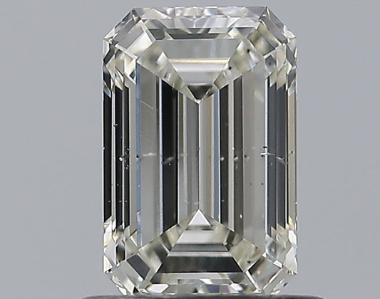 0.81CT EMERALD SI2 K WH