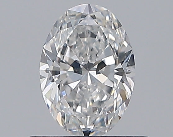 0.59CT OVAL SI2 E WH
