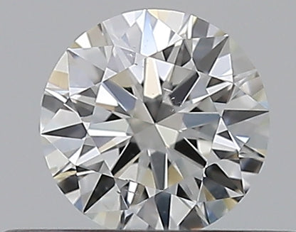 0.32CT ROUND SI2 F WH