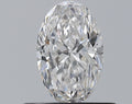 0.49CT OVAL SI1 F WH