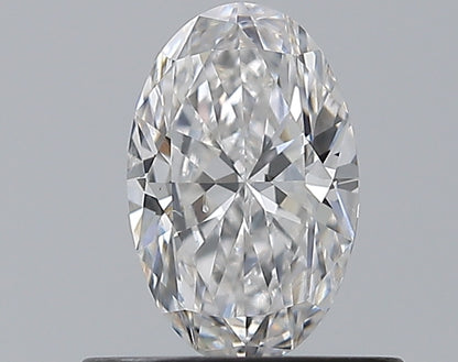 0.49CT OVAL SI1 F WH