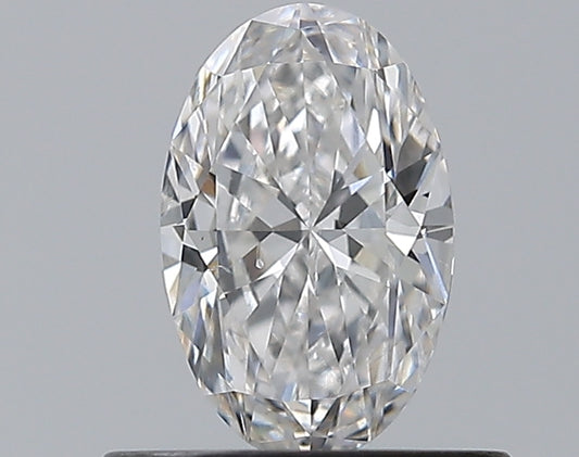 0.49CT OVAL SI1 F WH