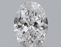 0.55CT OVAL SI1 D WH
