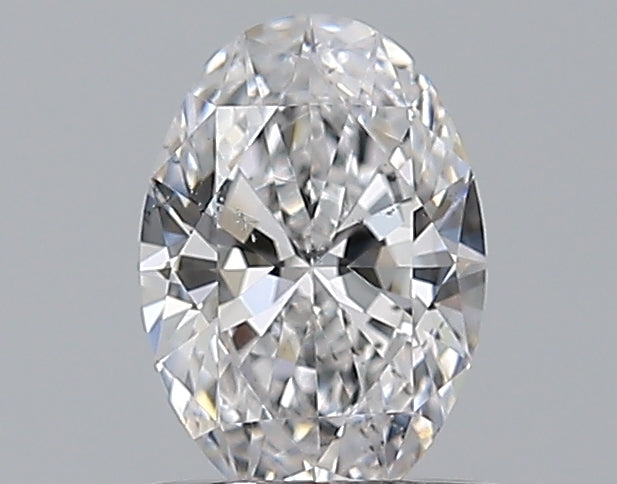 0.55CT OVAL SI1 D WH