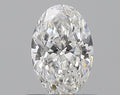 0.50CT OVAL SI1 F WH