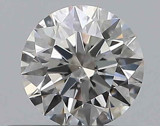 0.38CT ROUND SI2 F WH