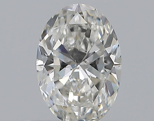 0.40CT OVAL SI1 F WH