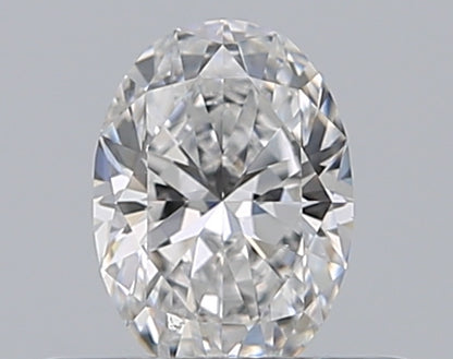 0.30CT OVAL SI1 D WH