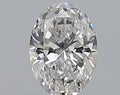 0.41CT OVAL SI1 D WH