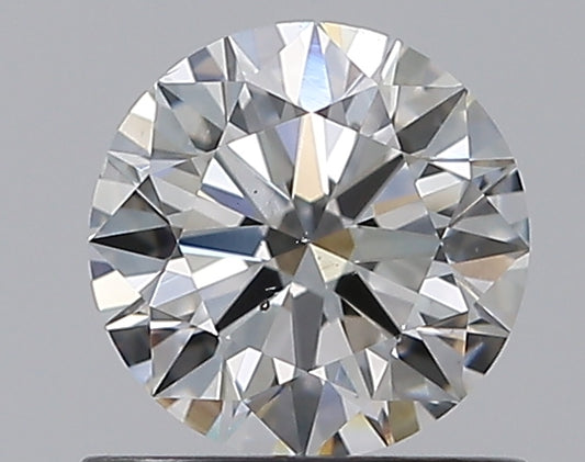 0.75CT ROUND SI1 G WH