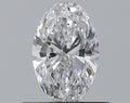 0.50CT OVAL SI1 D WH