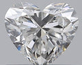 0.60CT HEART SI1 F WH