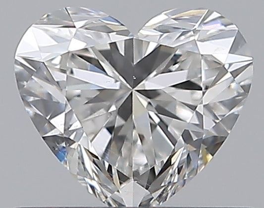 0.60CT HEART SI1 F WH