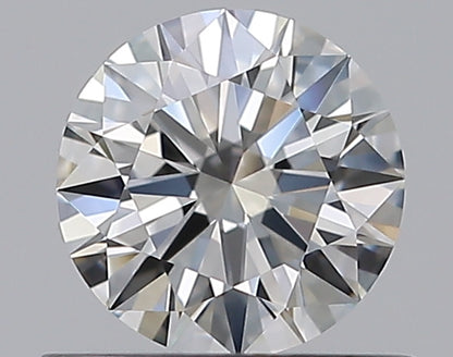 0.59CT ROUND VVS2 G WH