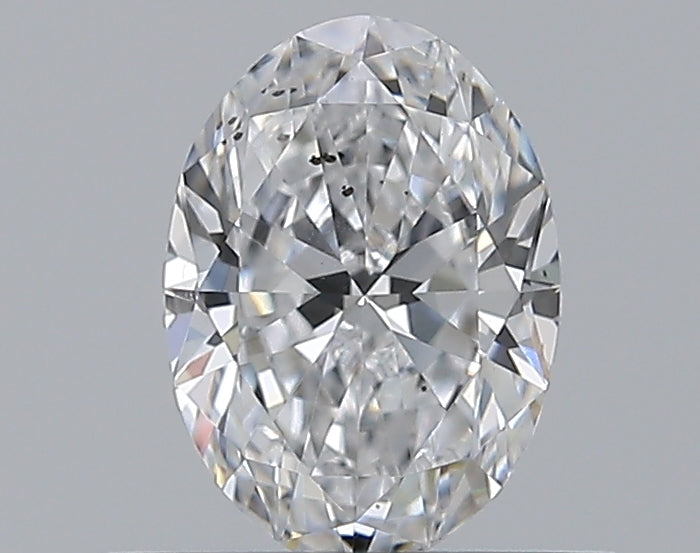 0.50CT OVAL SI1 D WH