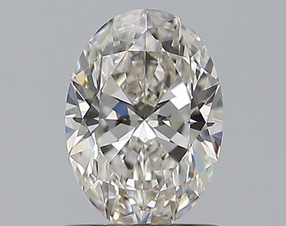 0.91CT OVAL SI1 H BRN1