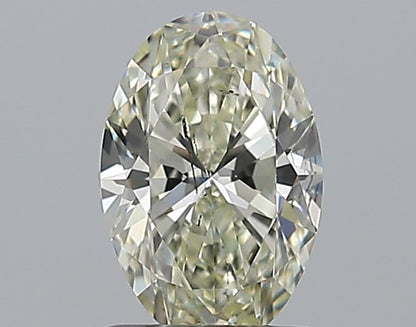 0.91CT OVAL SI1 L WH