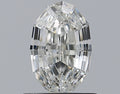 0.73CT Oval Step Cut IF G WH