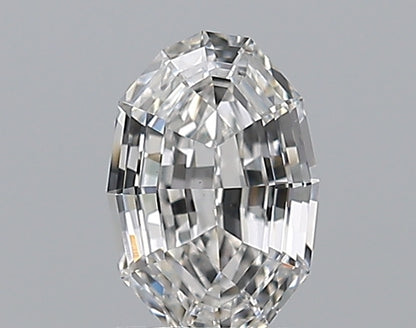 0.75CT Oval Step Cut VS2 D WH