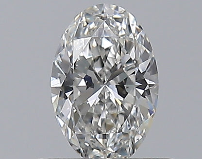 0.47CT OVAL SI1 G WH
