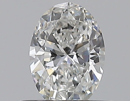 0.40CT OVAL SI1 F WH