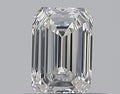 0.33CT EMERALD SI1 F WH