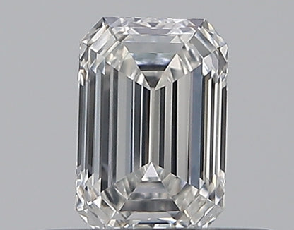0.33CT EMERALD SI1 F WH