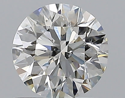0.90CT ROUND SI1 G WH