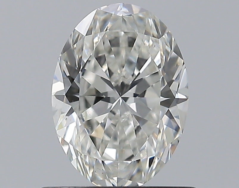 0.80CT OVAL SI1 G WH