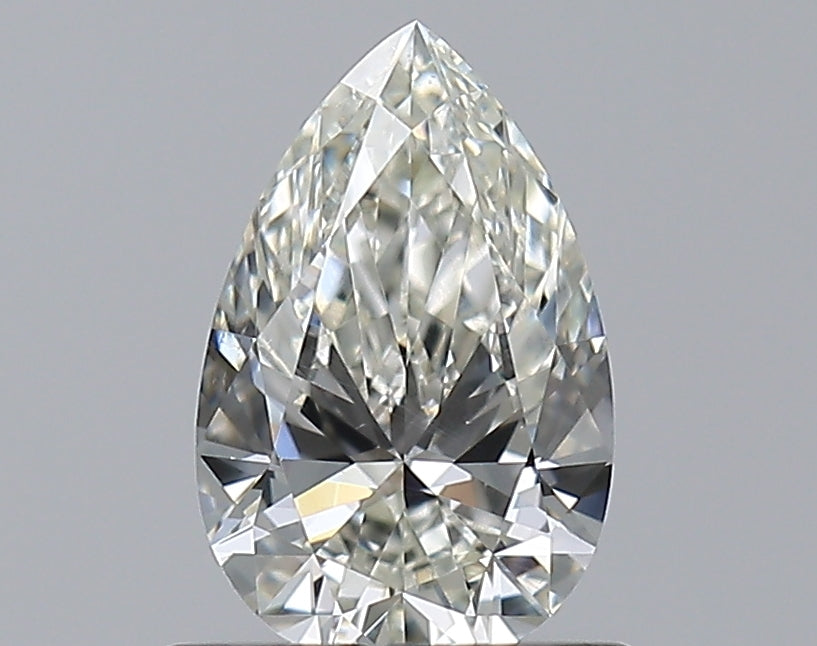 0.68CT PEAR SI1 J WH
