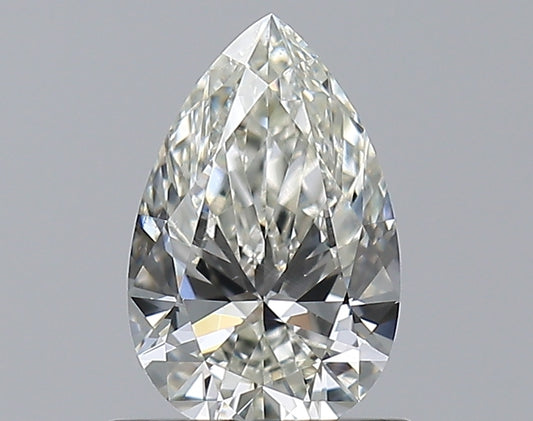 0.68CT PEAR SI1 J WH