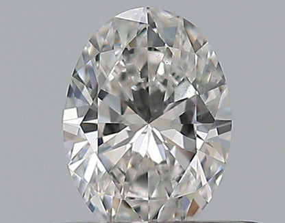 0.30CT OVAL SI1 F WH