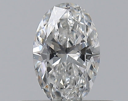 0.30CT OVAL SI1 F WH
