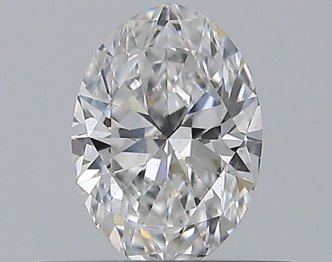 0.41CT OVAL SI1 D WH