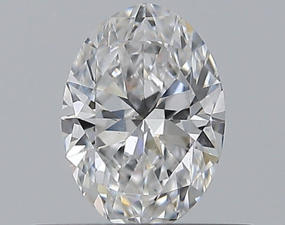 0.41CT OVAL SI1 D WH