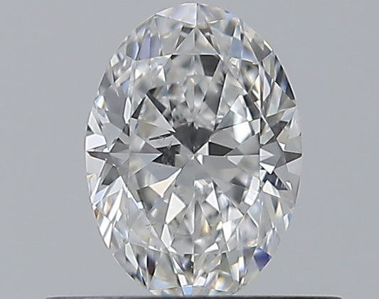 0.43CT OVAL SI1 D WH